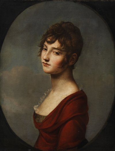 Portrait of Amalie Wolff-Malcolmi by Johann Friedrich August Tischbein